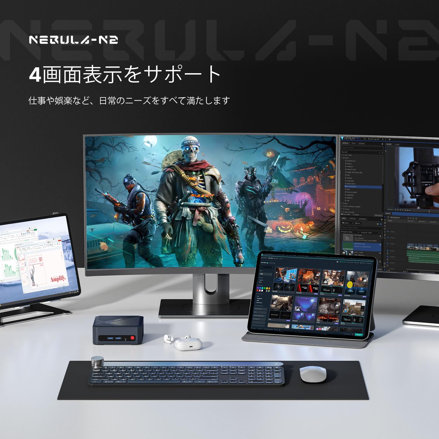 ミニPC ORIGIMAGIC N2 Ryzen 5 6600H 32GB 512GB Amazon.co.jp: ORIGIMAGIC N2 ミニPC Ryzen 5 6600H 6コア/12