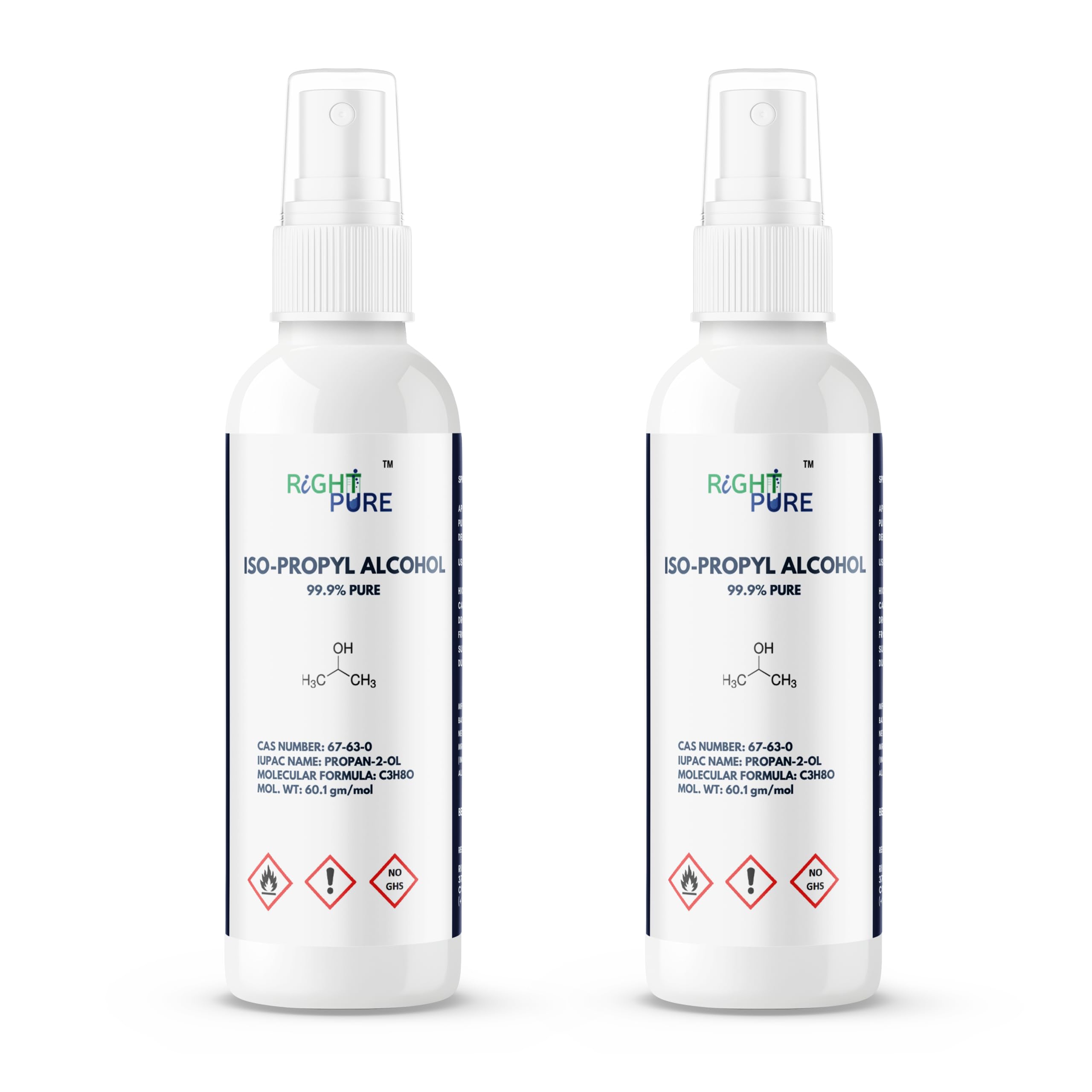 RIGHTPURE™ Iso-Propyl Alcohol 99.9% Spray 100 ml (Pack of 2) Laboratory Reagent Grade For Technical and General Purpose Use (B0DCTX62F2) Amazon Price History, Amazon Price Tracker