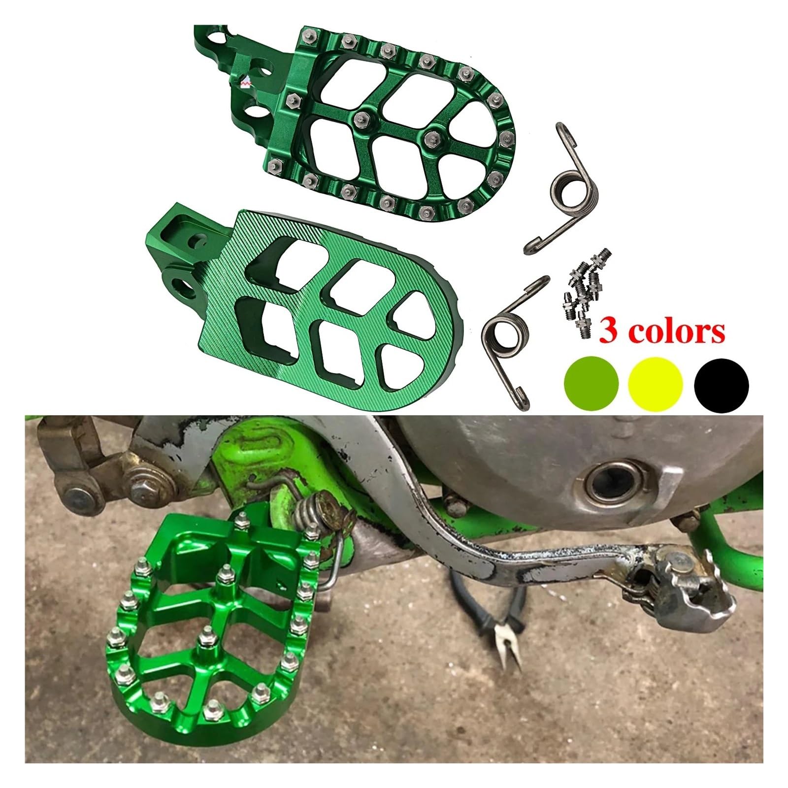 Repose-pied Pour Kawasaki KX 80 2 Temps - Pièce D'Occasion - Référence 0037970