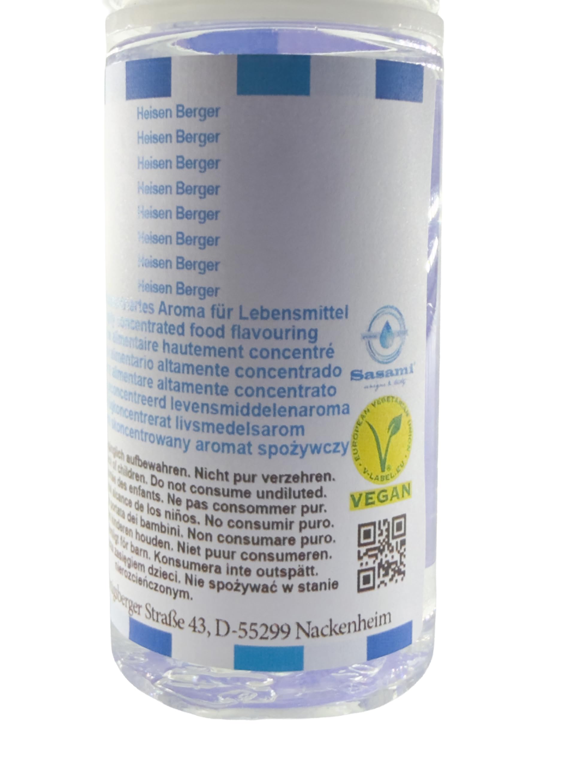 Heisen Berger Aroma Konzentrat - Vegan - Sasami - 100ml