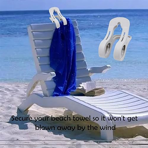 Miniatura 4 de Pinza para toalla de playa, pasadores de tela, clip de secado de edredón, pinzas de plástico para ropa, soporte de agarre fuerte para secar la ropa