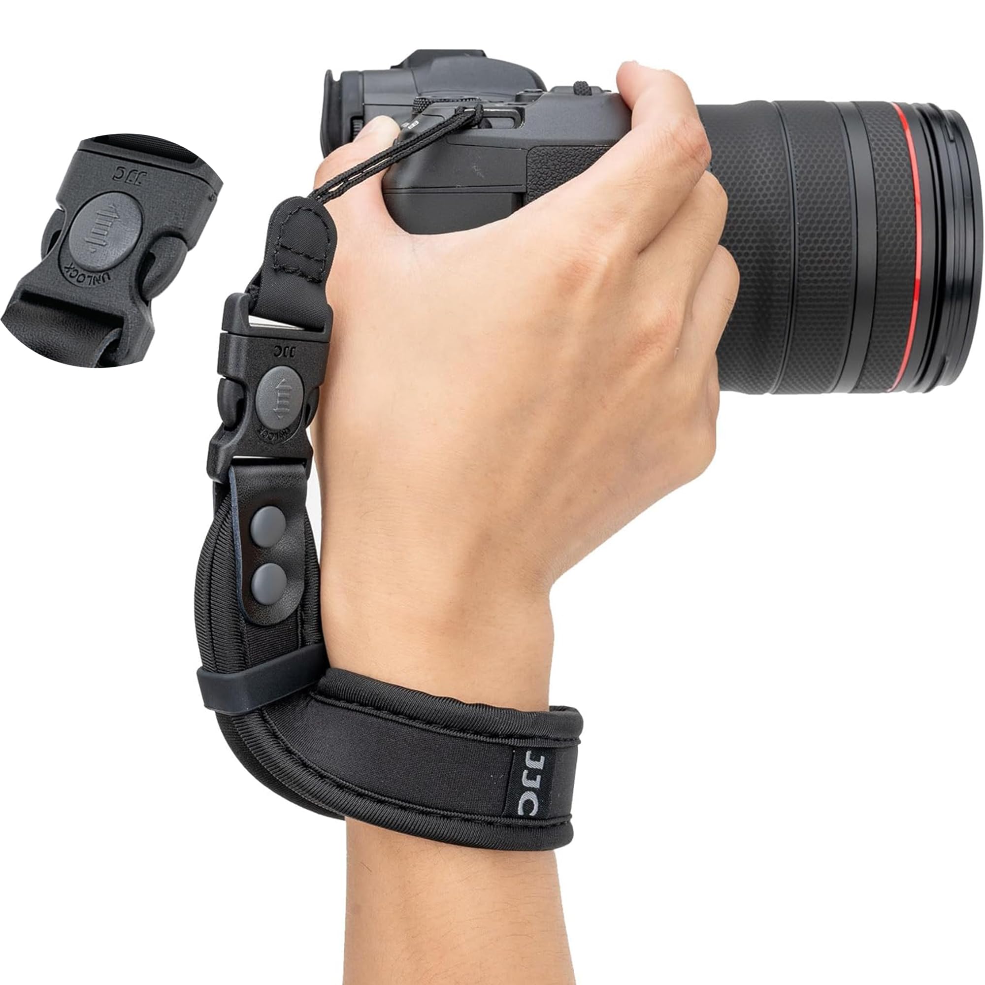 Jjc Unisex For Mirrorless Cameras Camera Hand Wrist Strap Quick Release For Sony Zv-1 Zv-E10 Ii Zv-1F Zv-E1 Rx100 Vii For Fuji X Half X-E5 For Ricoh Gr Iv Iii Gr4 Gr3 For Olympus Tg-7 For Canon V1 Sx740 Hs