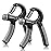 NIYIKOW 2 Pack Grip Strength Trainer, Hand Grip Strengthener, Adjustable Resistance 22-132Lbs (10-60kg), Forearm Strengthener, Perfect for Musicians Athletes - Grey