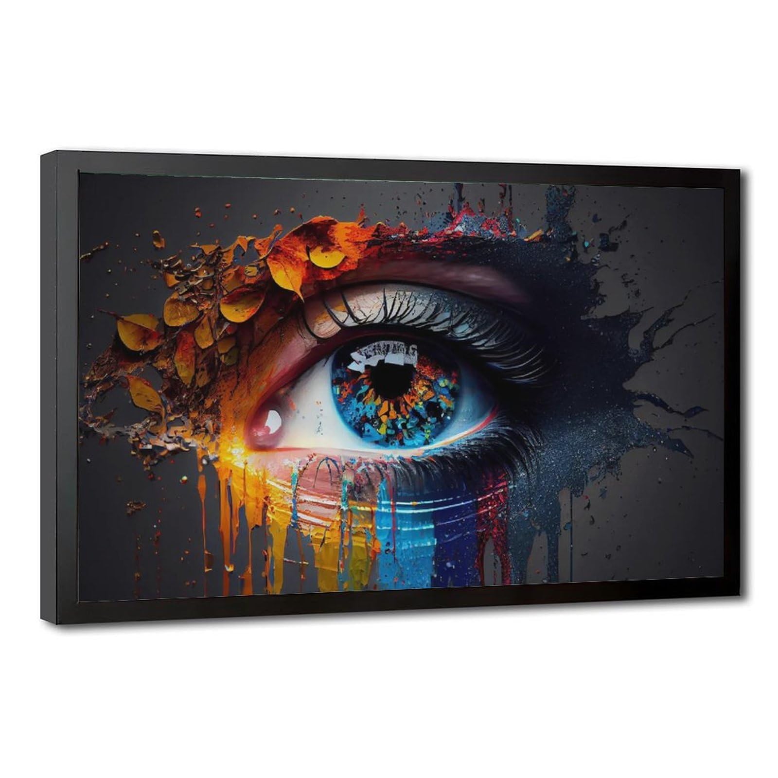 Bareronor Eye Poster Canvas Poster Bedroom Decor Landscape Office Room Decor Gift 24" L X 36" W