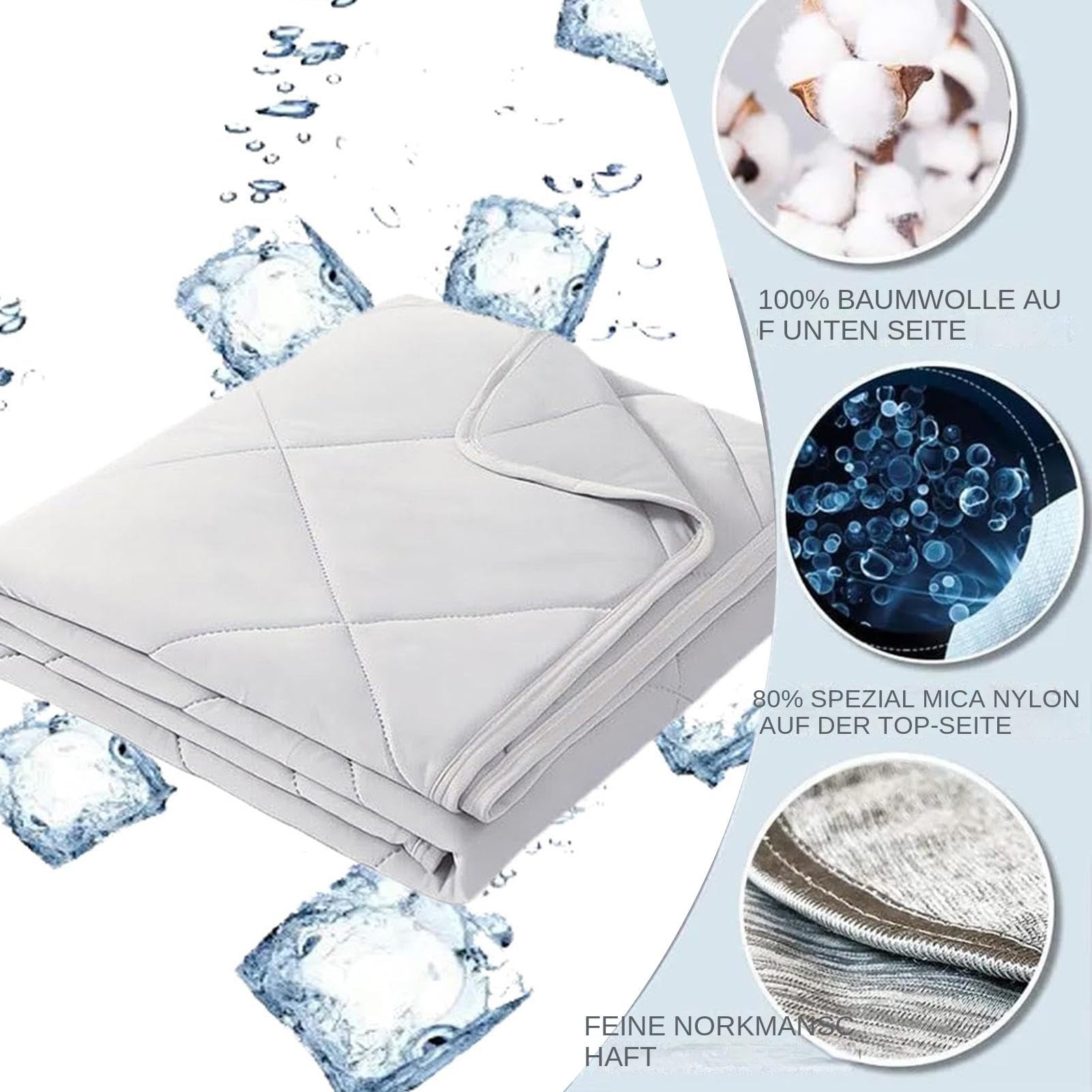 Generisch Coperta estiva rinfrescante, coperta estiva fresca, coperta estiva per dormire, fresca trapunta per un raffreddamento rapido, coperta estiva per dormienti caldi e sudorazioni notturne