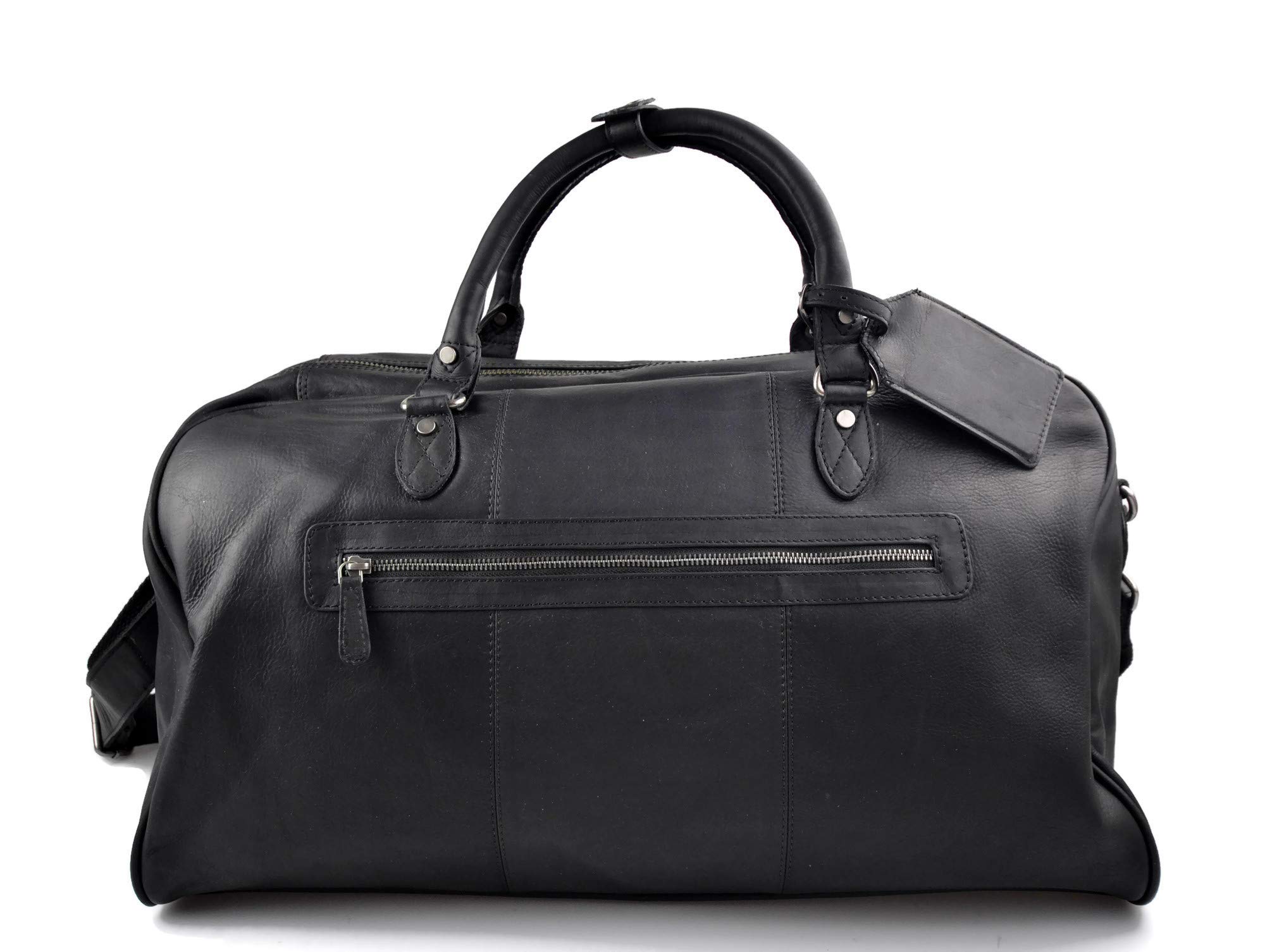 Bolsa de viaje de cuero maleta de cuero equipaje de mano bolsa de viaje grande de cuero XXL bolsa de viaje negro de mano bolsa de deporte