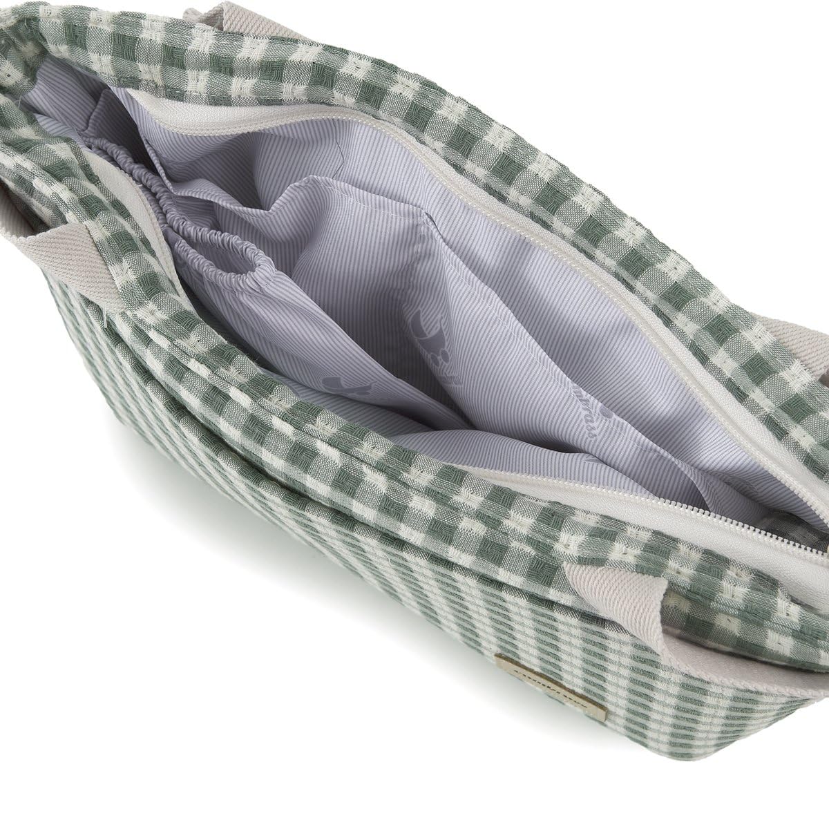 Cambrass - Bolso carro maternal para bebe - bolso de maternidad para carritos de bebe - organizador para pañales y otras cosas de bebe - Vicky Verde 13x38x20 Cm