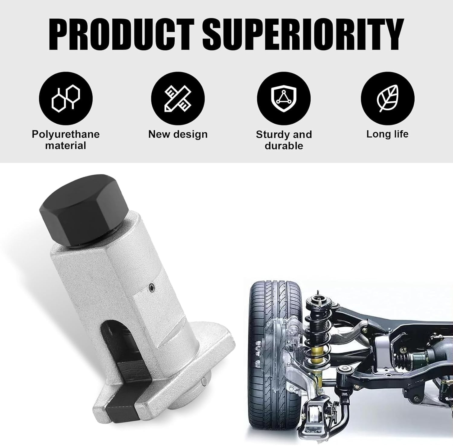 3 Pezzi Strumento Separatore Ammortizzatore Auto,Strumento di Rimozione Dell'ammortizzatore,per la Rimozione dei Puntoni e la Manutenzione Automobilistica