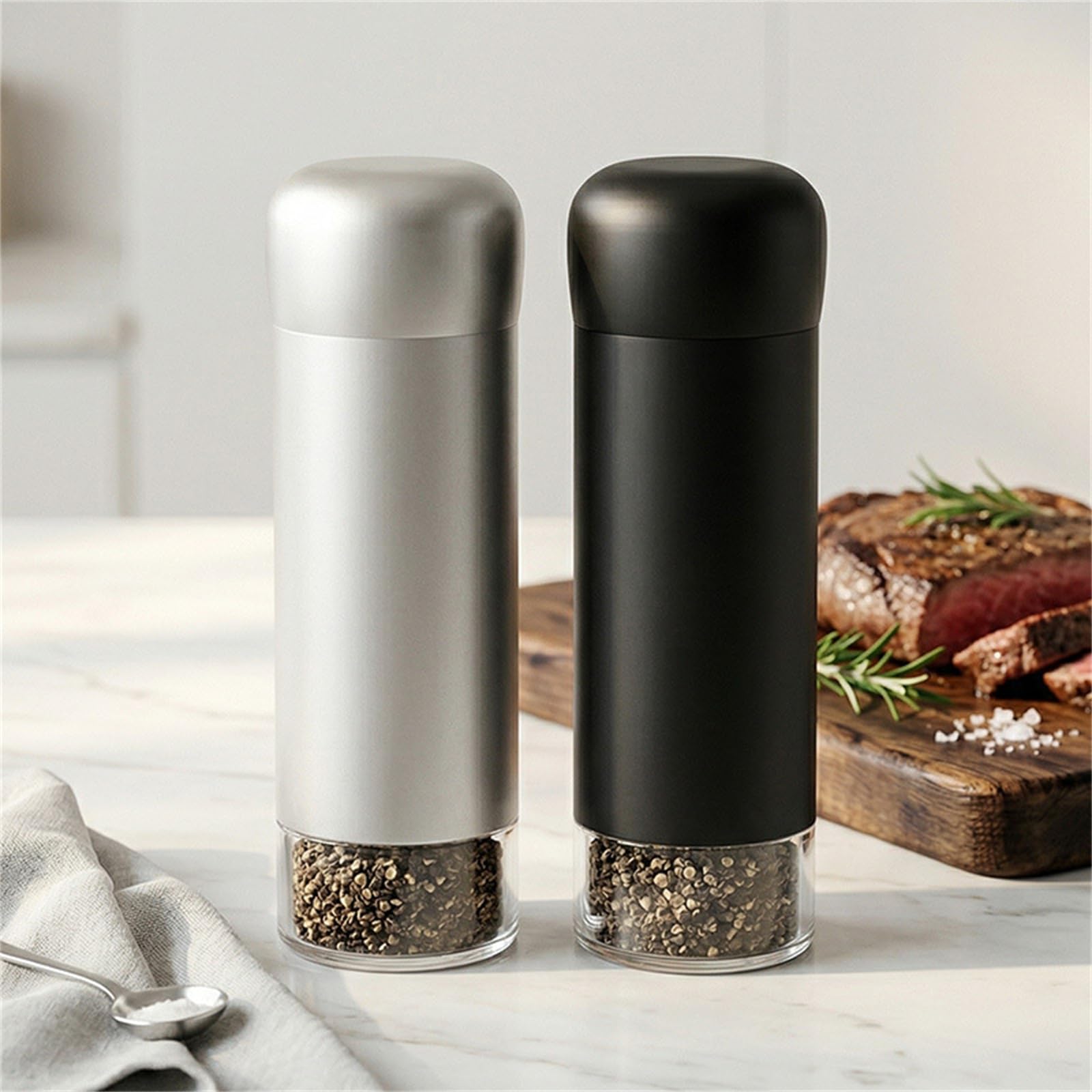 Molinillo de condimentos de cocina Molinillo de pimienta, Black