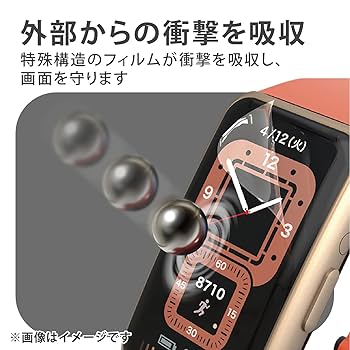 HUAWEI - 新品 HUAWEI BAND 6 Pro ゴールド 画面保護フィルム二枚付き ヨドバシ.com - エレコム ELECOM SW-HU221FLAFPRG [HUAWEI Band