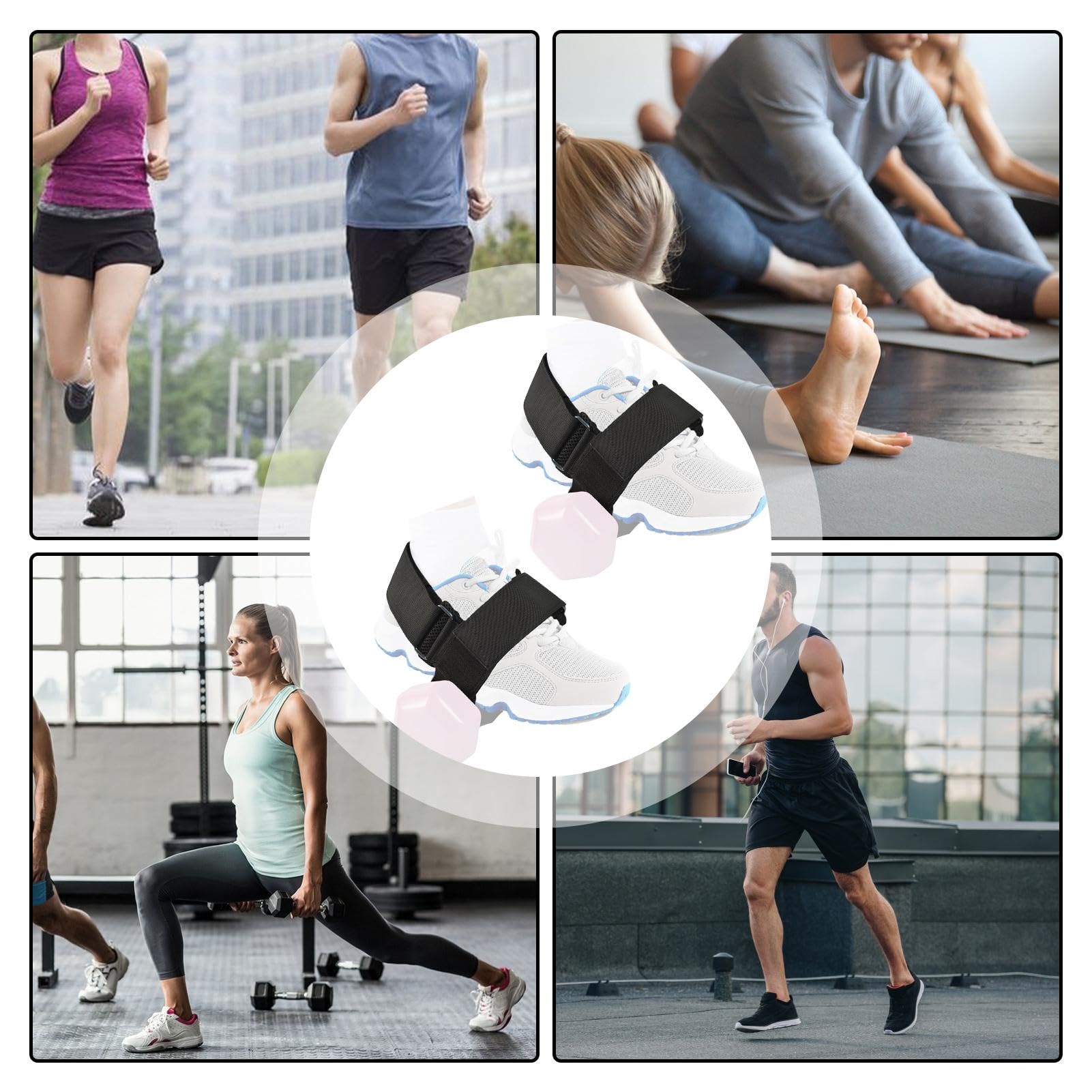 Weight Tibialis Trainer - Leg Weight Strap for Tibialis Foot Trainer | Portable Weight Hantel Foot Strap Tibialis Trainer for Family Friends