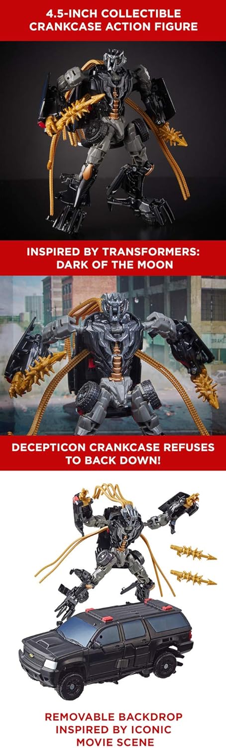 Black Friday Clearance Transformers Studio Series 30 Deluxe Class Dark of The Moon Crankcase Action Figure