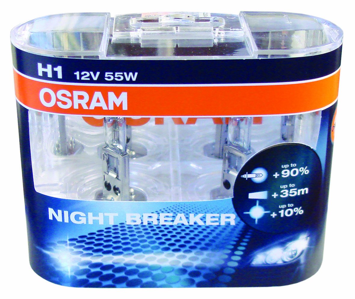 Osram OSR-64150NBR Night Breaker H1 Bulbtwin Duo Pack