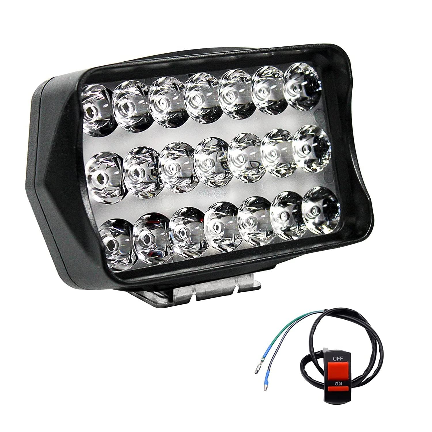 A4S AUTOMOTIVE & ACCESSORIES® Universal 21 Led SMD for Car Bike Led Headlight Bulb High Power| Car Jeep Motorcycle Fog Lamps Driving Lights | Mirror Flood Beam Indicators On OF Switch