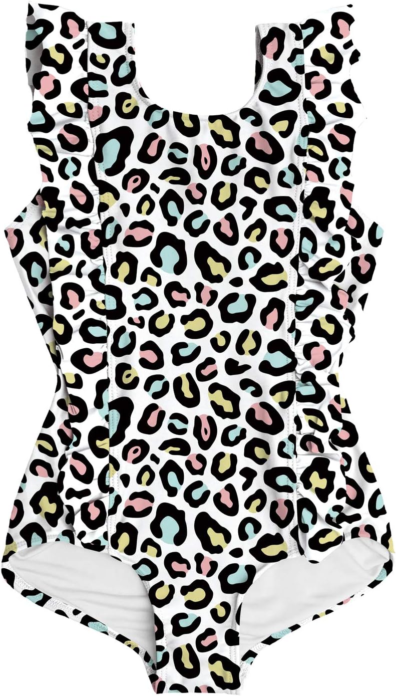 ALISISTERToddler Little Girls Swimsuit Ruffle Bathing Suit One Piece Summer Cute Swimwear