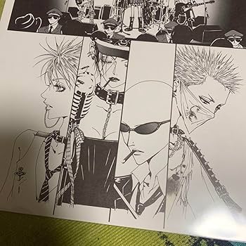 【NANA】 矢沢あい 受注生産デジタルカラー 複製原画 矢沢あい展 額装高精細デジタルカラー NANA ナナ&レン 額装付き