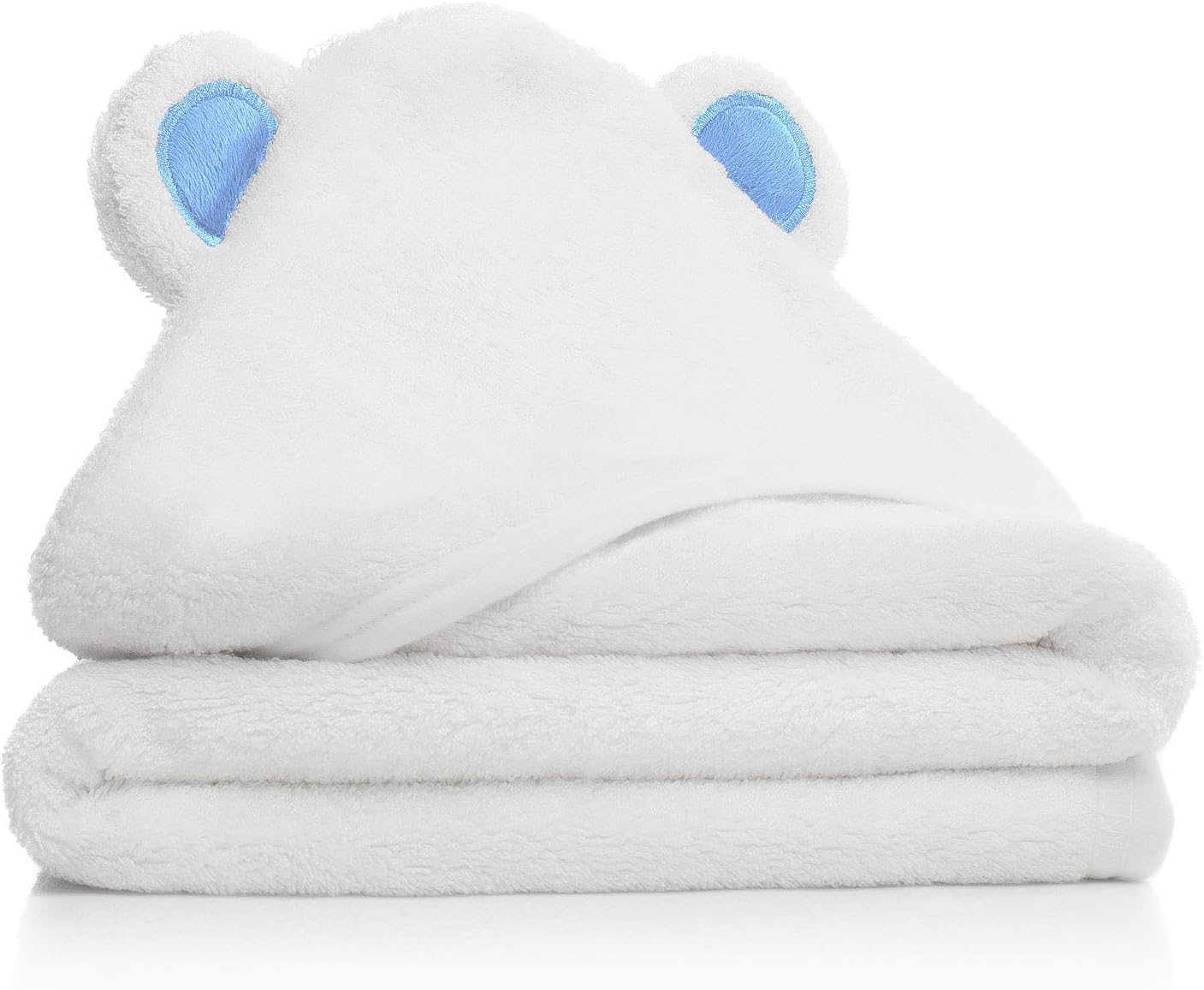 Zappydoo Blue Hooded Baby Towel - Extra Thick And Ultra Soft 600 Gsm Baby Hooded  Towels For Boys With One Extra Washcloth And 2 Hanging Hooks : Buy Online  At Best Price