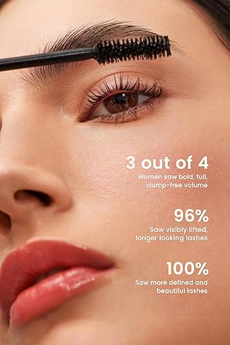 Miniatura 2 de JOAH Máscara de pestañas elevadoras impermeable voluminizadora y alargadora maquillaje K-Beauty sin crueldad negro más negro