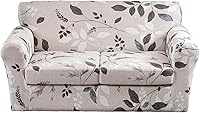 Vista 44 de KRFOONN Fundas elásticas de sofá de 4 piezas para sofás de 3 cojines, funda de sofá estampada con 3 fundas de cojín de asiento separadas, fundas