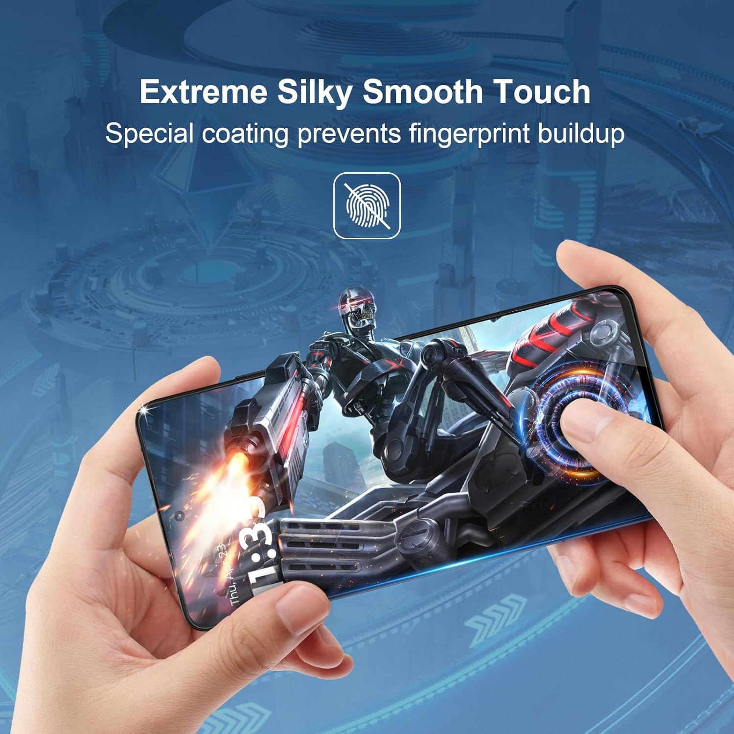 OpenTech® Military-Grade Tempered Glass Screen Protector Compatible For Motorola Moto Edge 70 (6.7 inches) With Edge To Edge Coverage And Easy Installation Kit — Amazon image 4