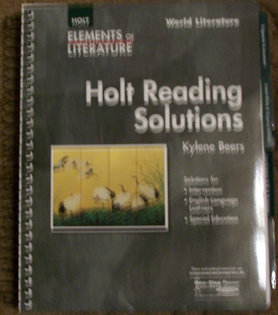 Elements of Literature: World Literature - Holt Reading Solutions