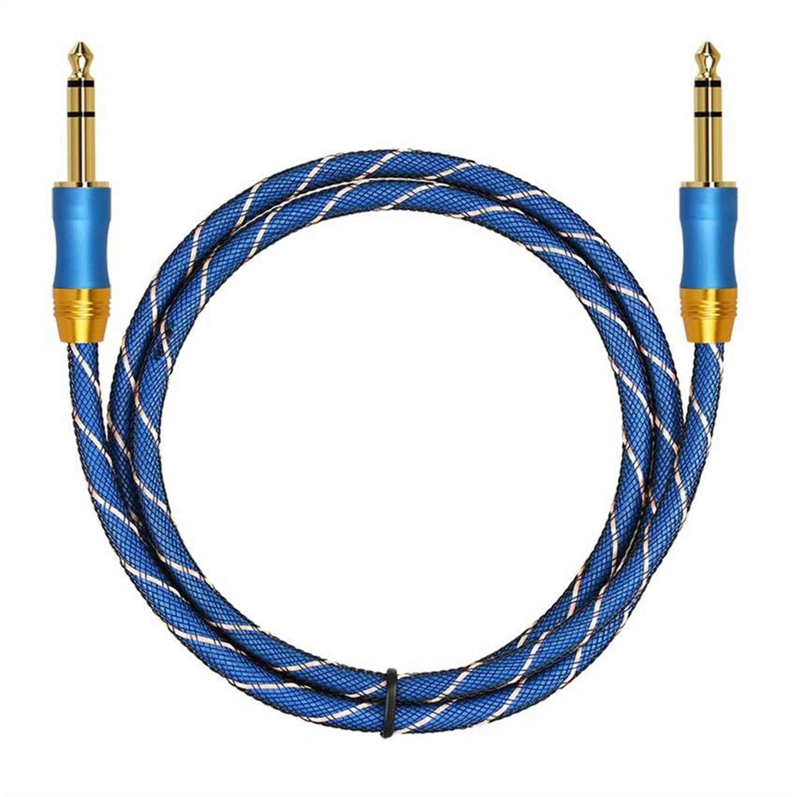 Cavo Per Chitarra TRS Jack Da 6,35 Mm 1/4 '' Cavo Da Maschio A Maschio Per Amplificatore Per Tastiera Per Chitarra Elettrica Cavo Audio per Strumento Chitarra (Color : 300cm)