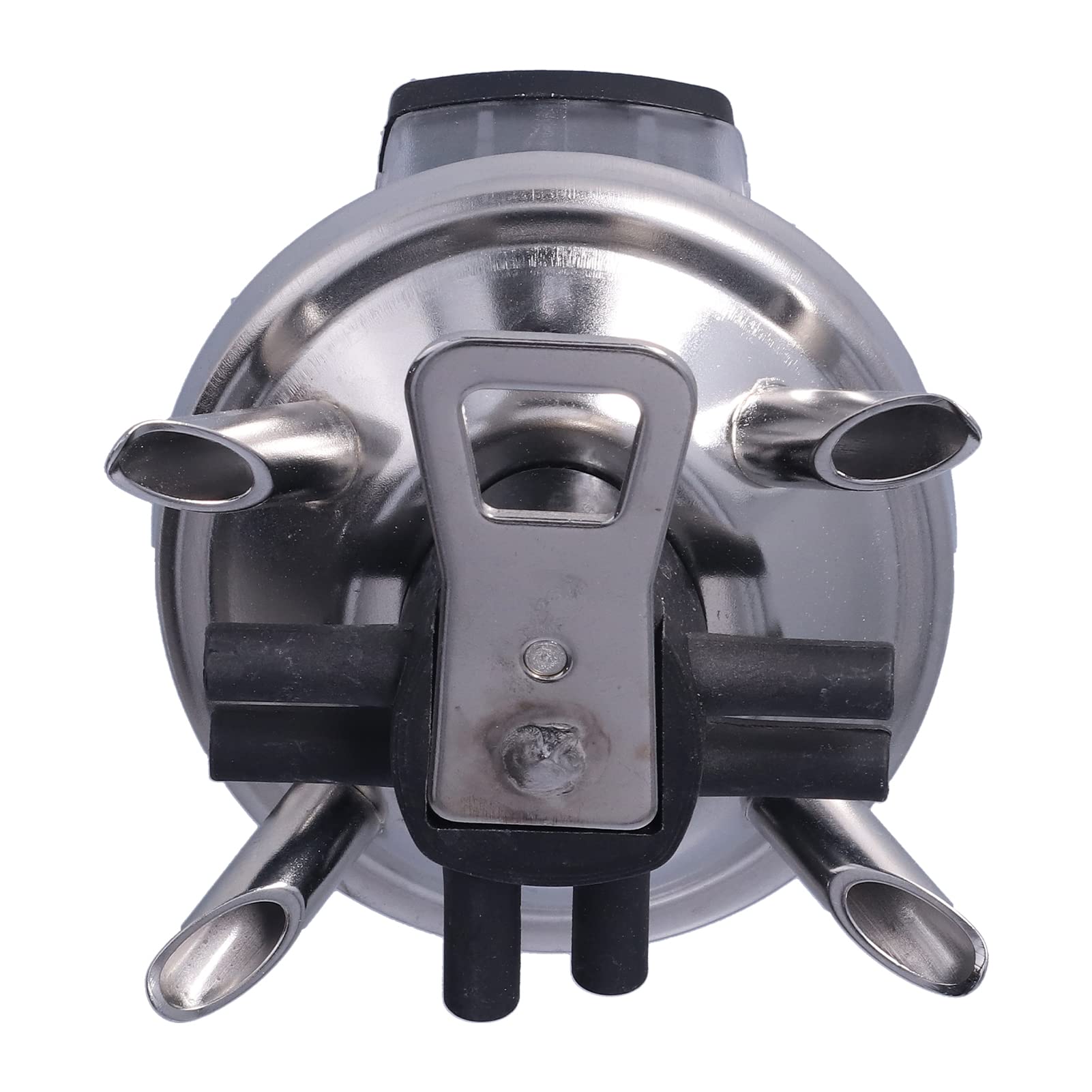 Collecteur de lait de vache 240 ml, collecteur à griffe pour machine à traire agricole, avec base en acier inoxydable, outil de collecte de lait en polysulfone haute capacité pour