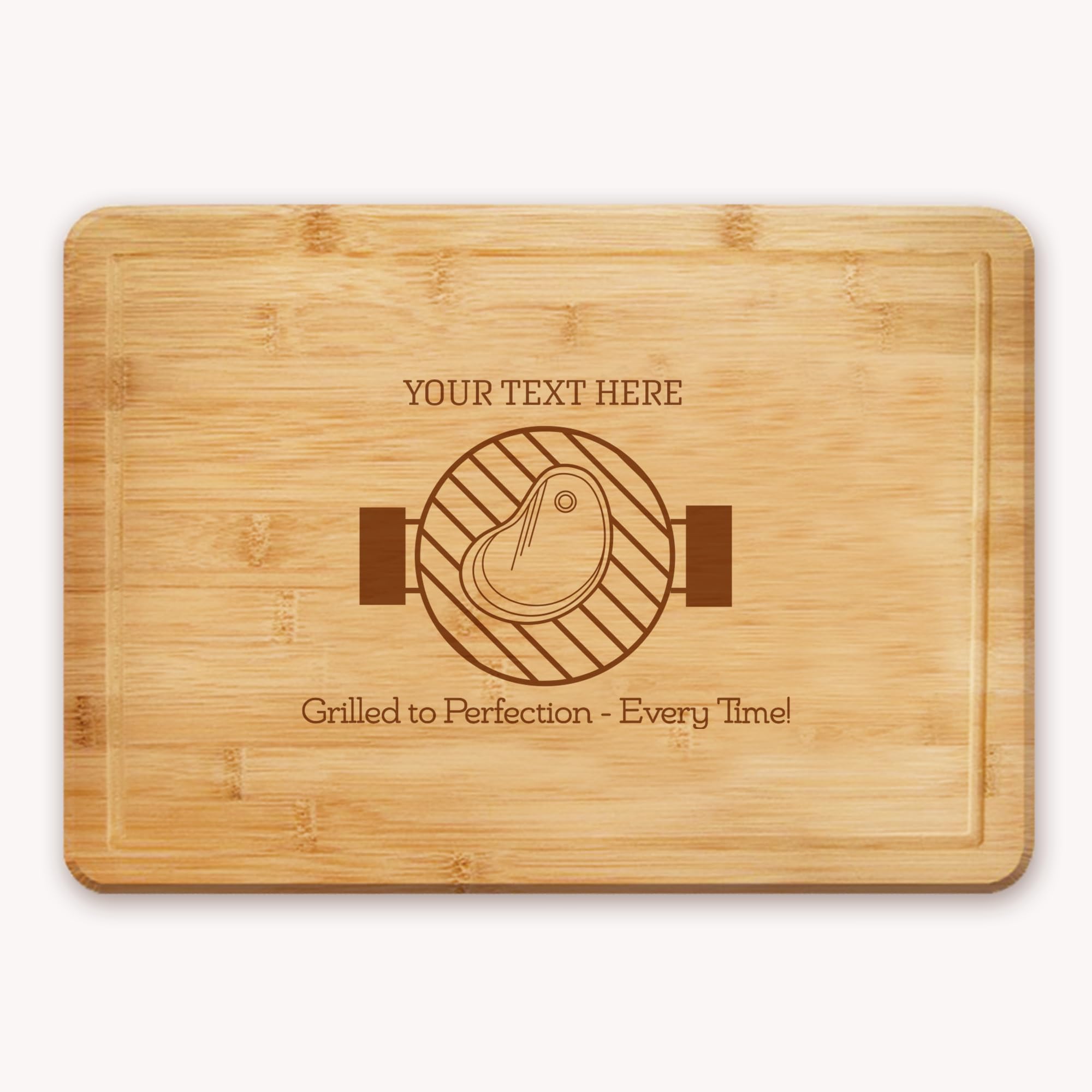 Barbeque Chopping Board - Personalised Name Grilled to Perfection BBQ Kitchen Cutting Board