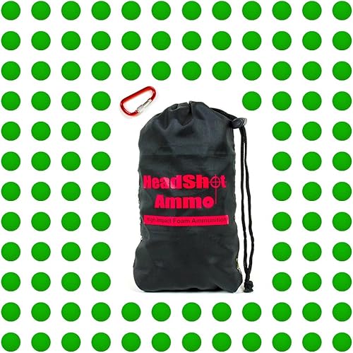 HeadShot Ammo - Bolas de espuma para pistola de juguete, paquete de balas compatibles con pistolas Nerf Rival disponible en Yaxa Venezuela
