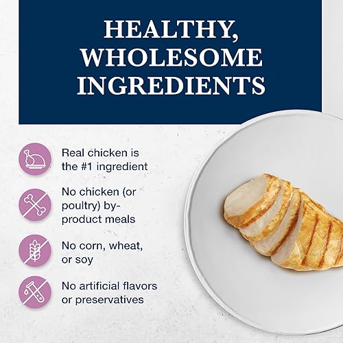 Miniatura 4 de Blue Buffalo Natural Veterinary Diet W+U Weight Management + Urinary Care Alimento húmedo para gatos, requiere receta veterinaria, pollo, latas de