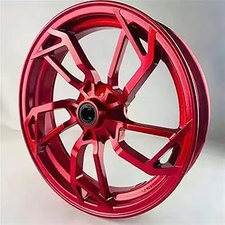 Buje de rueda de motocicleta para Little Monkey para Ghost para Fire Bull para Battle for Speed ​RSZ para Tortuga Fuxi de 30,5 cm Buje delantero galvanizado Accesorios de motocicleta (color: rojo
