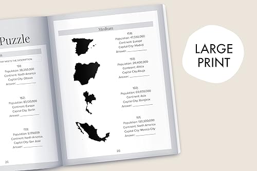 Miniatura 5 de Memory Games for Seniors A Large Print XXL Puzzle Activity Book with 501 Exciting and Funny Brain Exercises to Increase Cognitive Abilities The