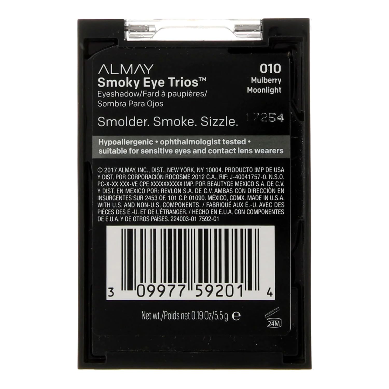 Almay Smoky Eye Trios, Mulberry Moonlight, palette di ombretti da 15 oz (10)