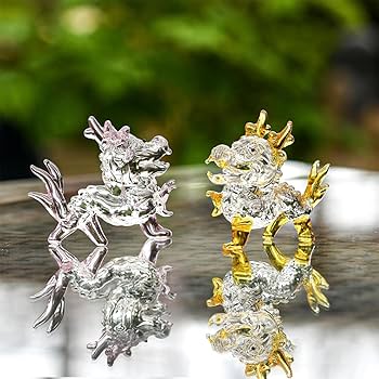 Amazon.co.jp: 龍の置物 クリスタル 龍 置物竜 オブジェ 龍神様 龍の