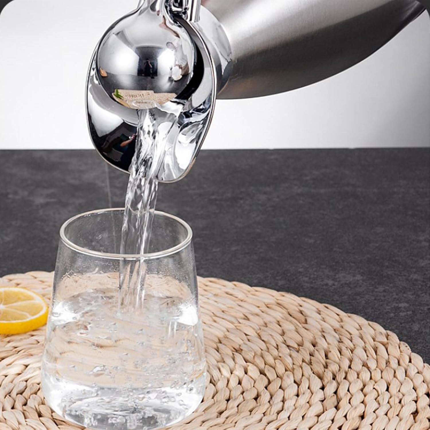 Thermal Coffee Carafe, Double Wall Vacuum Keep Warm and Cold Stainless Steel Vacuum Thermal Pot Anti Scald Leakproof Large Capacity Vacuum Coffee Carafe for Coffee Beverage Tea