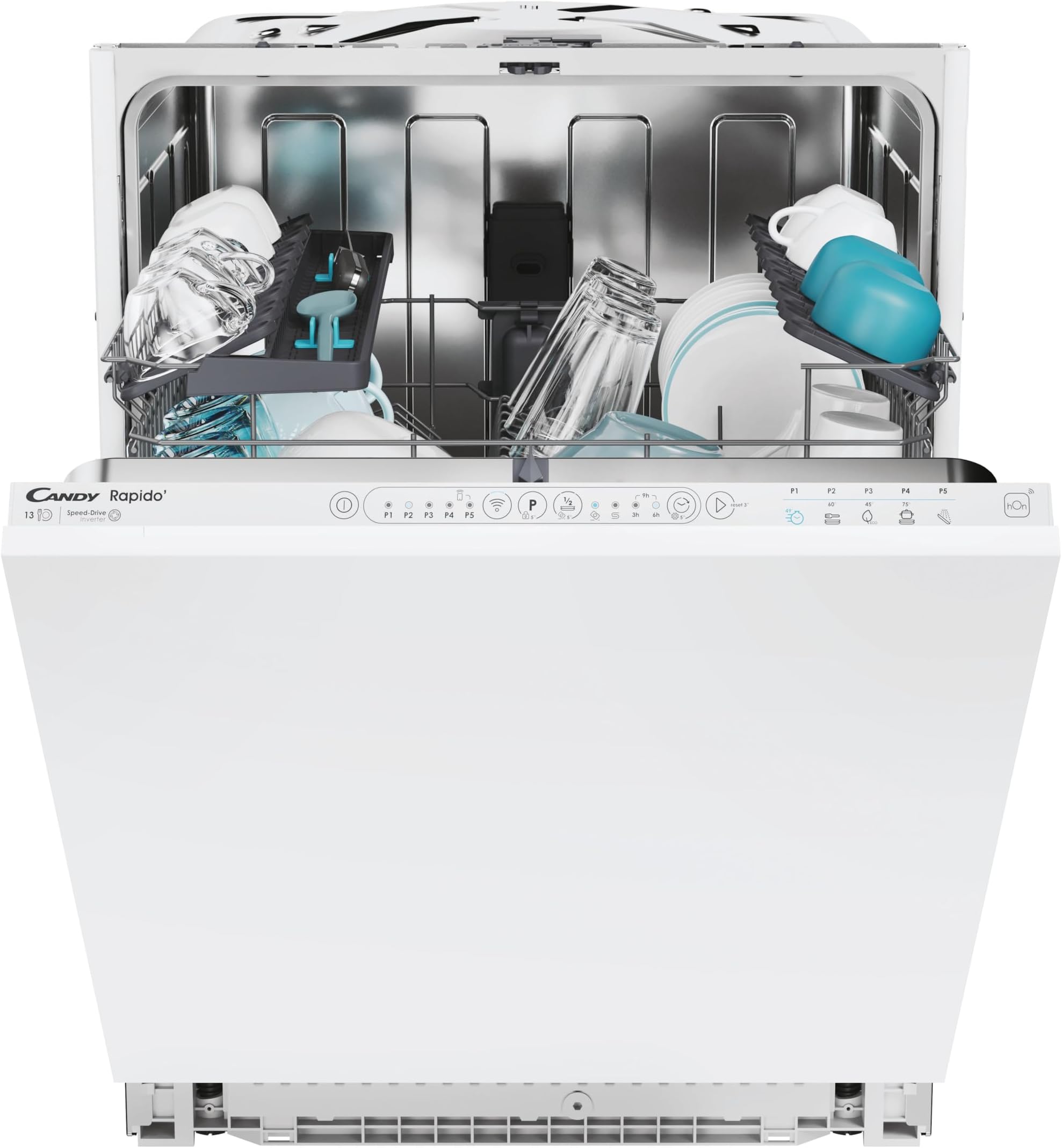Candy Rapido CI 3E9L0W-80 13 Place Integrated Dishwasher