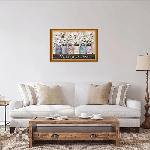 Miniatura 7 de Rompecabezas de 500 piezas para adultos, con texto en inglés "God says you eres" (Dios dice que eres único), preciosos rompecabezas para adultos,