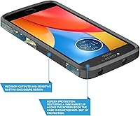 Vista 4 de Funda para Moto E4 Plus, Moto E Plus (4ª generación), Rosebono de doble capa a prueba de golpes, funda rígida vintage para Motorola Moto E4 Plus