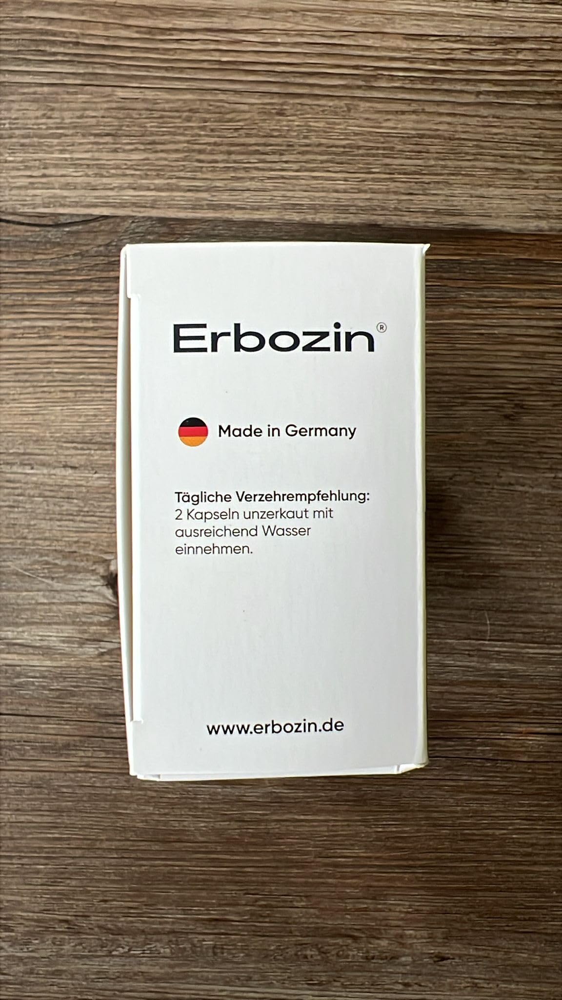 Erbozin® Kapseln – Haarpflege Nahrungsergänzung – Erbsen‑Extrakt Astaxanthin Rotkleeblatt‑Extrakt – Vegan – 90 Tage Garantie – Made in Germany – 60 Kapseln – 30 Tage Packung