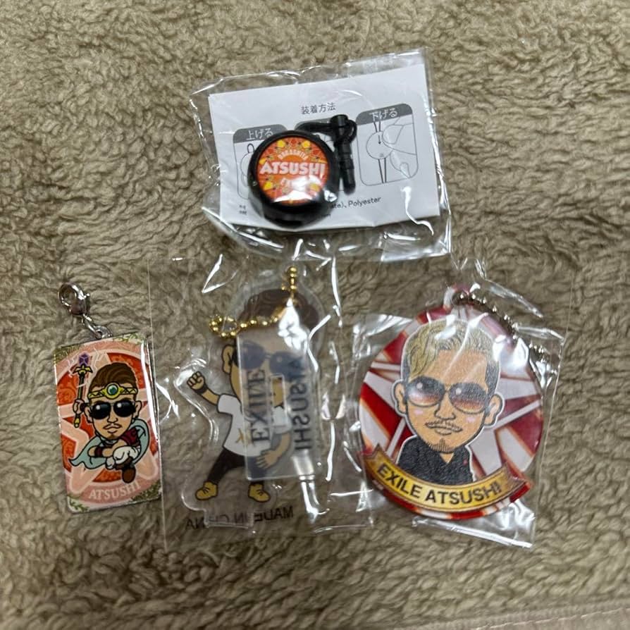 Amazon.co.jp: EXILE ATSUSHI Keychain & Earphone Jack Goods