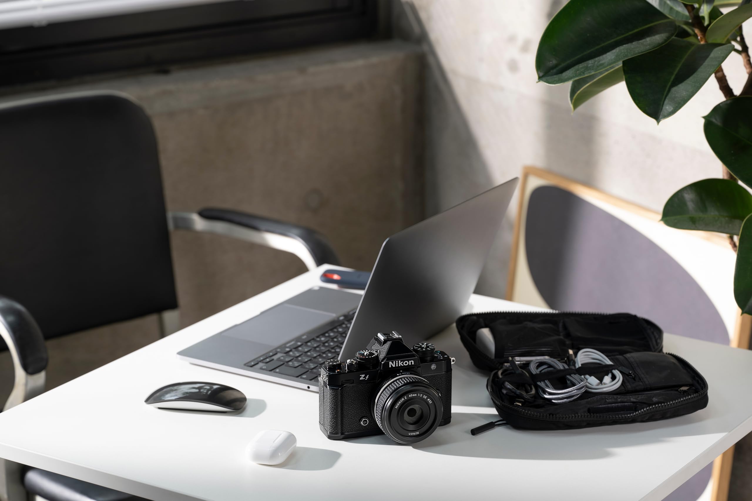 Nikon Zf body Mirrorless Full Frame con SD, 4K, nera, versione Nital | CMOS 24.5 MP, 4K UHD Camera Mirrorless full frame, design vintage, Lexar SD 128GB inclusa. 6 anni garanzia Nital