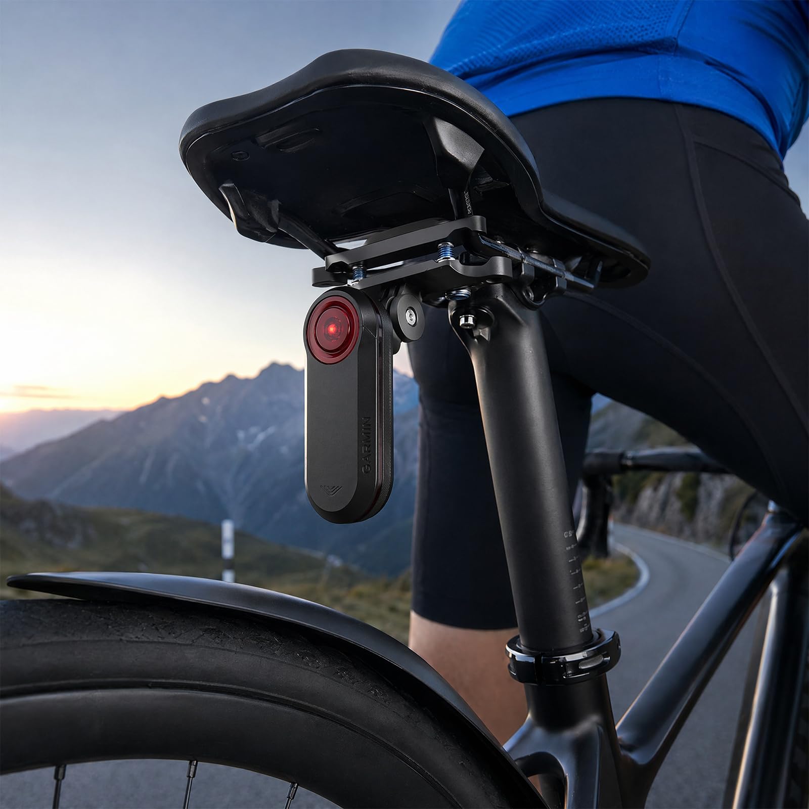 Uchwyt siodełka rowerowego, kompatybilny z Garmin Varia RTL510 RTL515 RVR315, uchwyt na sakwy rowerowe, uchwyt na sztycę siodełka, uchwyt pod siodełkiem