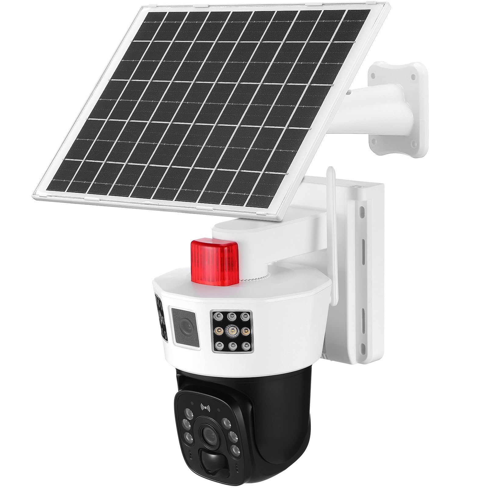 OUNONA Caméra de Sécurité Extérieure Panoramique Rotative WiFi Solaire