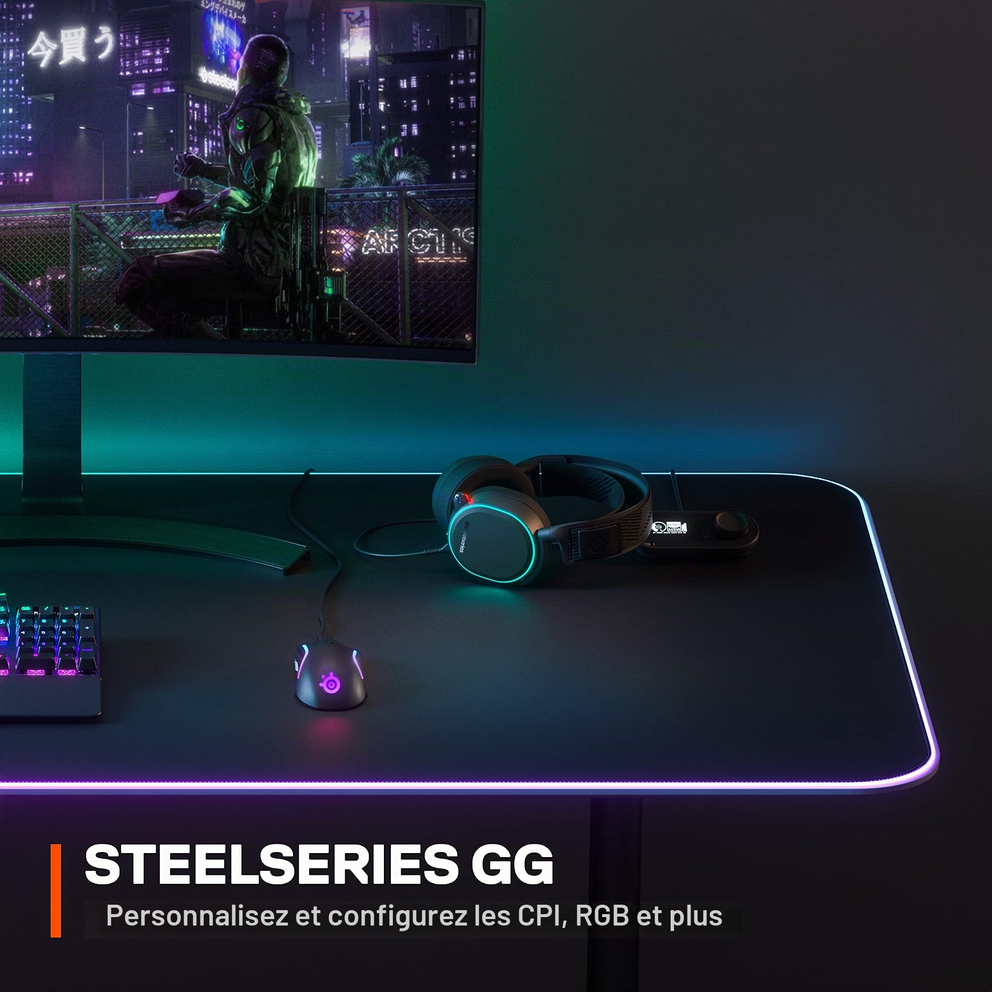 SteelSeries Rival 5 Souris de Gaming avec éclairage RVB PrismSync et 9 Boutons programmables - FPS, MOBA, MMO, Battle Royale - Capteur Optique TrueMove Air 18 000 CPI - Noir