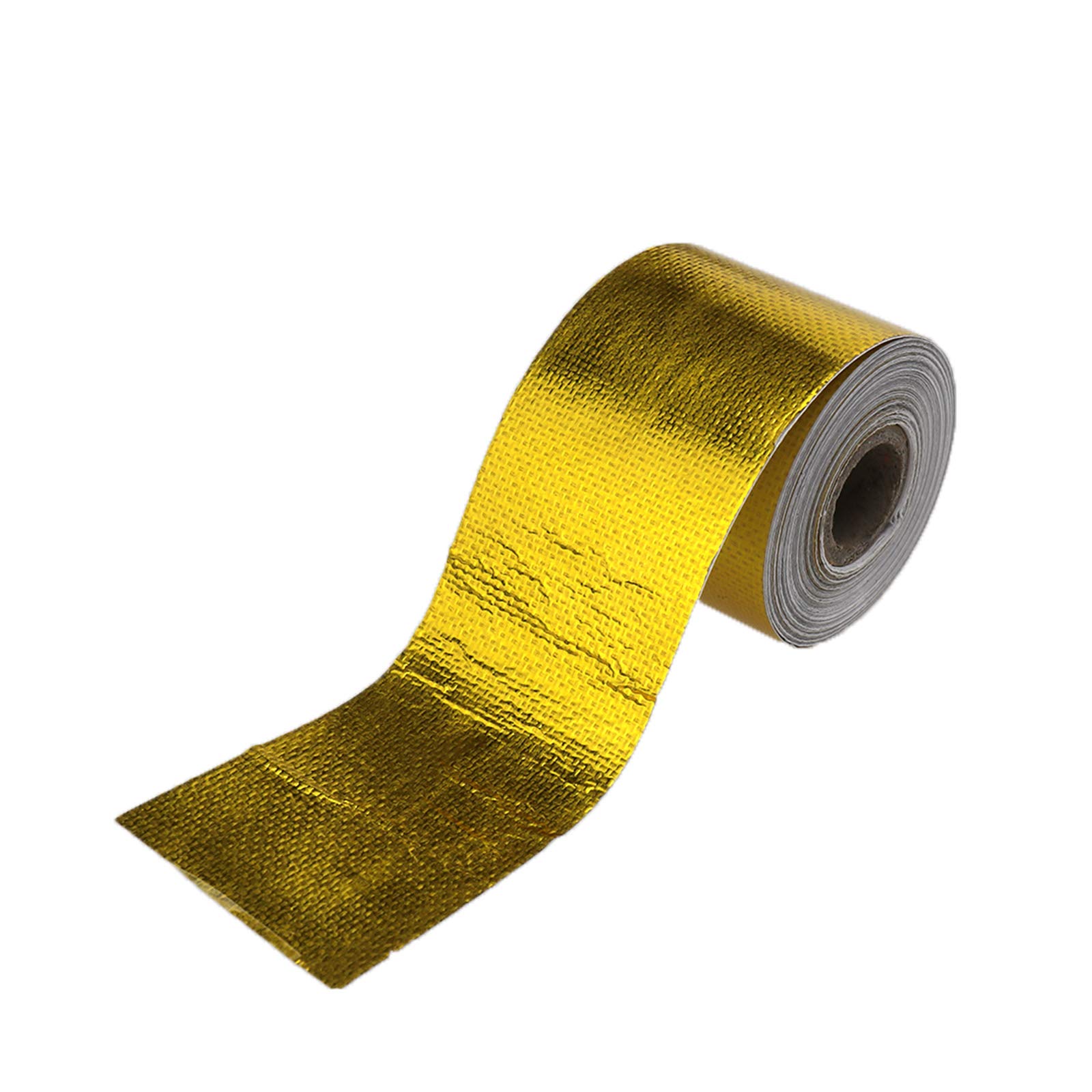 Amazon.com: SING F LTD Adhesive Heat Shield Wrap Tape Car Intake  Intercooler Pipe Reflective Insulation : Automotive