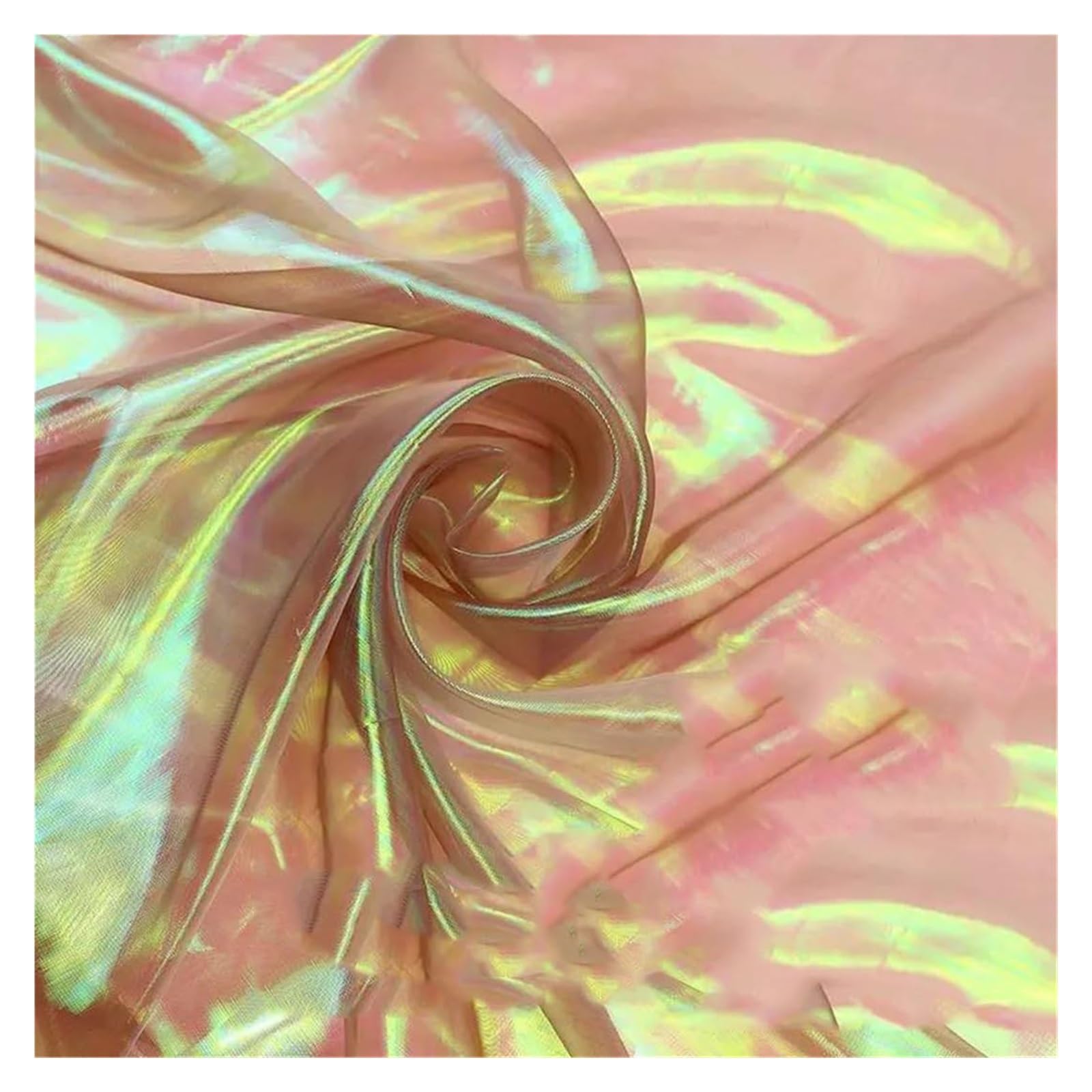Organza Fabric， Organza Tulle Fabric Multicolor 100cmx150cm for Sewing Skirts & Costumes Decor Per Meter(Coffee)