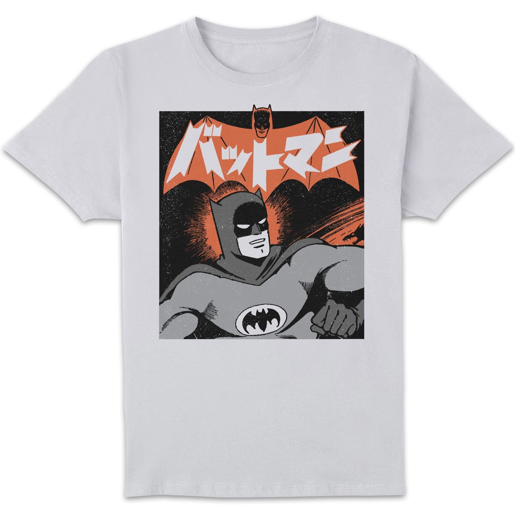 Batman Action Pose Unisex T-Shirt - White - XL