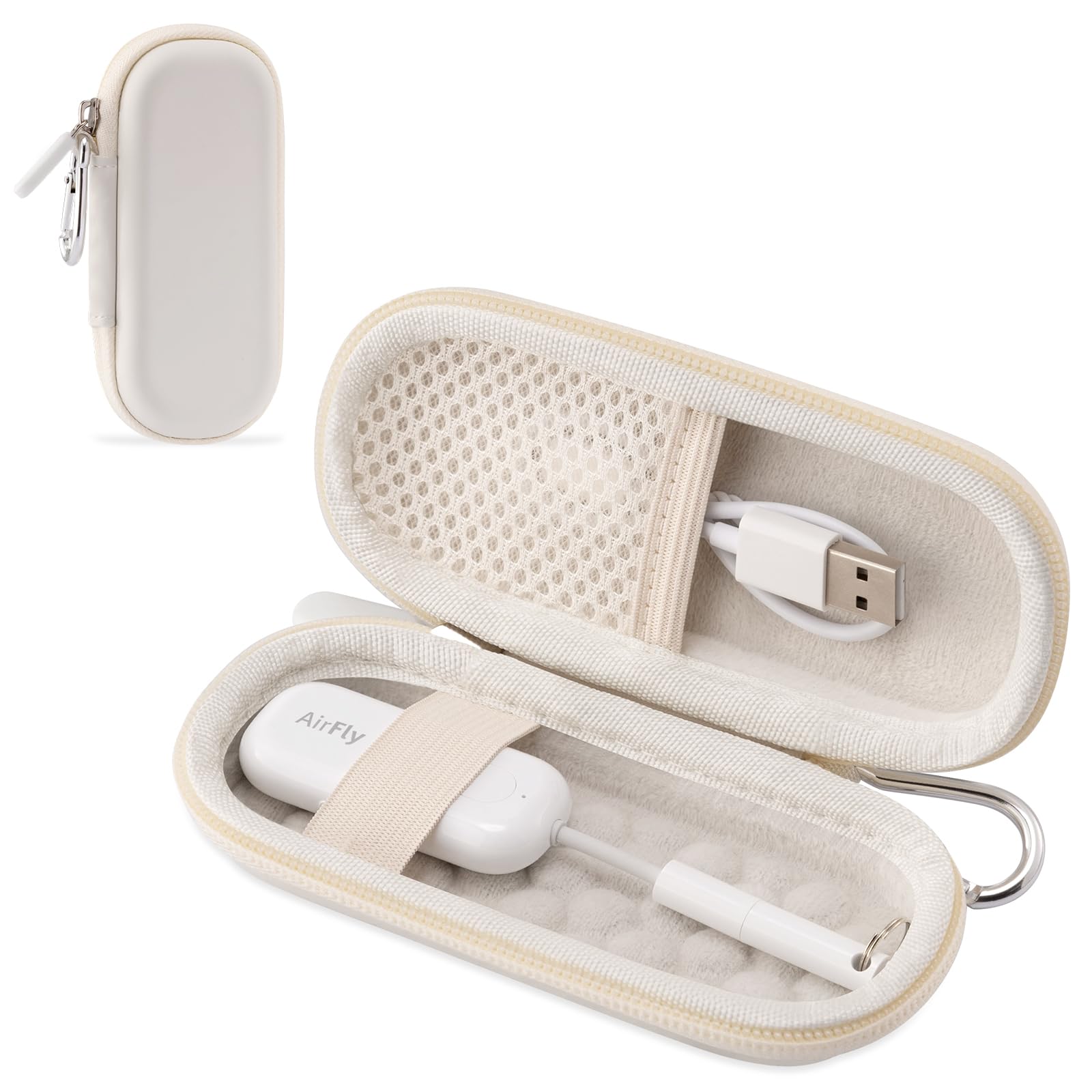 Carrying Case Portable Storage Bag for AirFly SE Pro 2 Pro Duo Avantree Relay 1Mii Bluetooth Transmitter Receiver Size Compatible Elastic Straps