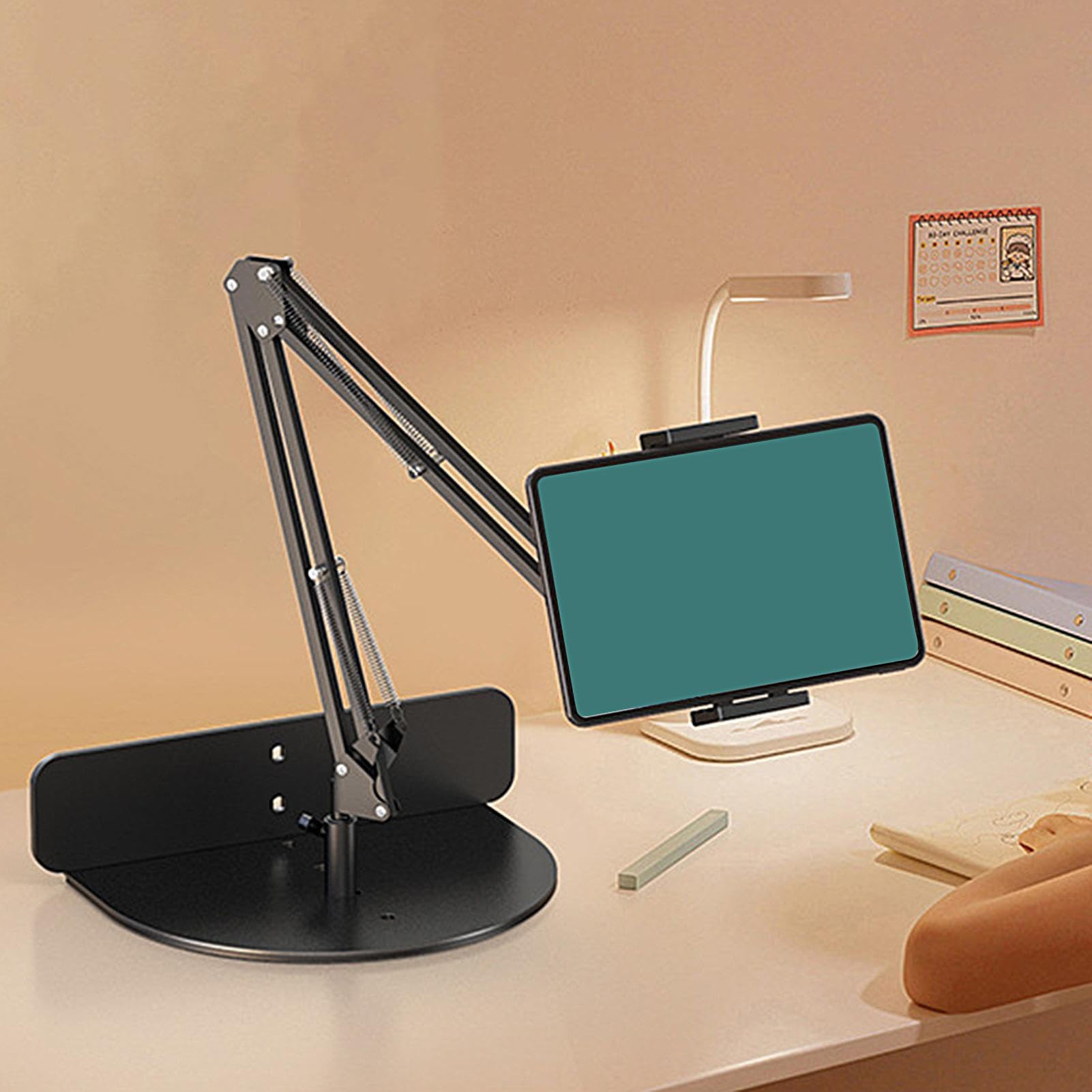 Soporte de teléfono para Cama, Soporte Flexible Oculto para teléfono de Cama, Soporte de teléfono con insertable, Soporte de teléfono con Clip para escritorios tumbados en la Cama, sofá, Mesa,