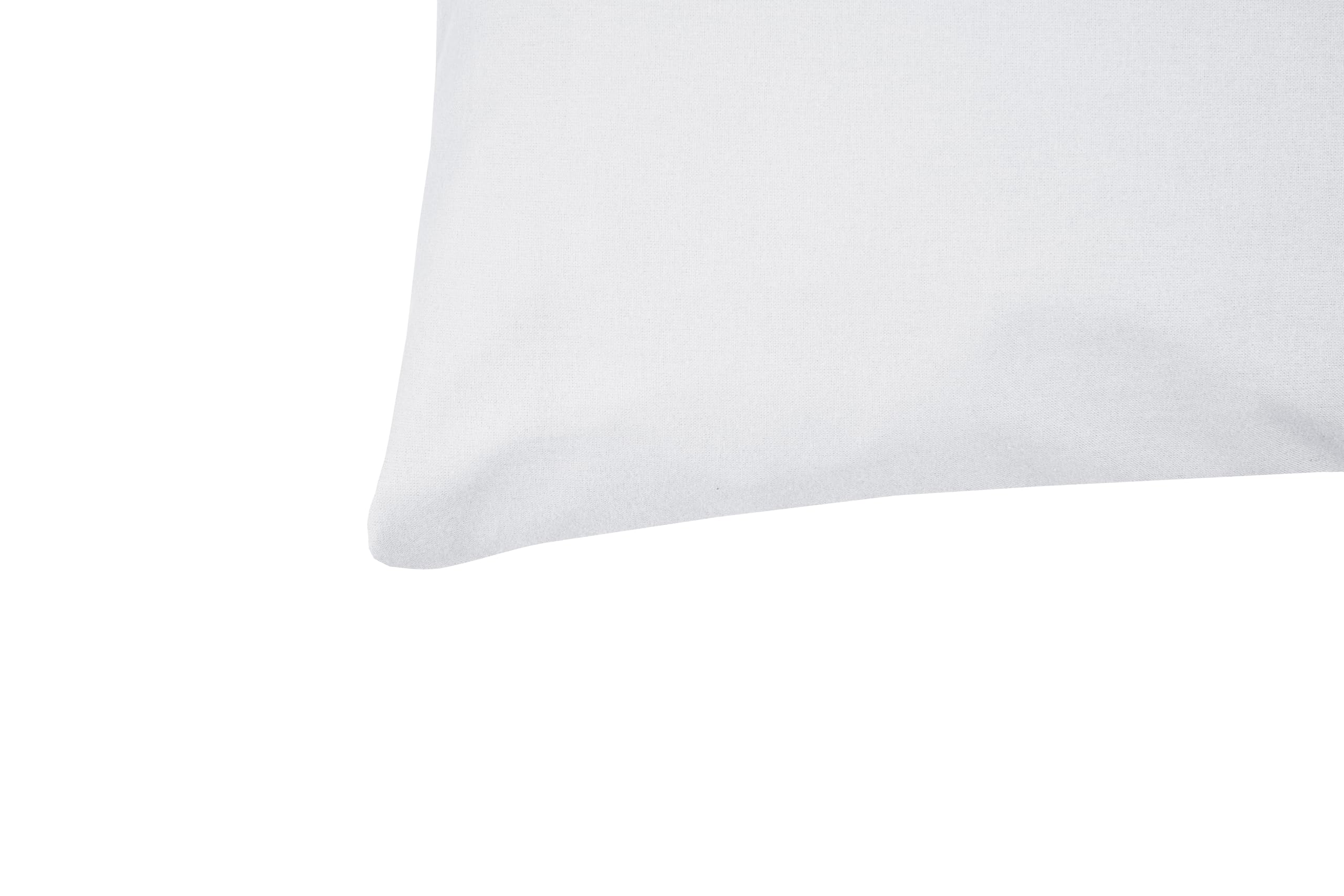 Novilunio Completo letto lenzuola flanella caldo cotone 100% cotone Made in Italy - Singolo - Bianco